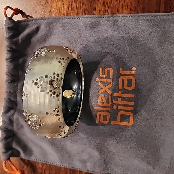 Alexis Bittar lucite crystal bracelet - Picture 2 of 5